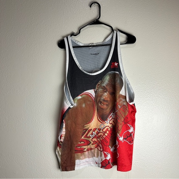 Vintage Hot Starter Michael Jordan #23 Chicago Bulls Jersey XL Rare - Picture 1 of 8